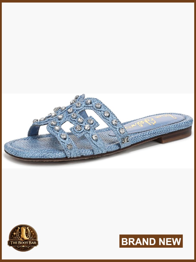 Iconic Double E Logo Slide Sandal - Slip On Flat